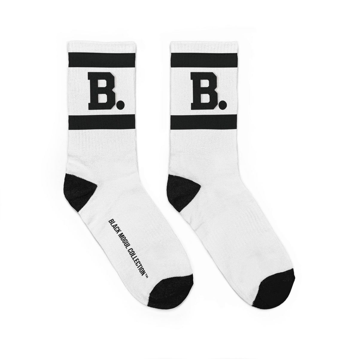 Retro 'B.' Athletic Crew Socks